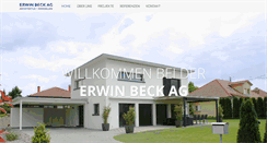 Desktop Screenshot of erwinbeck-ag.ch